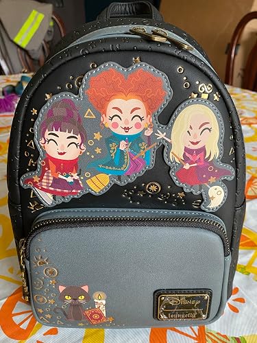 Loungefly Hocus Pocus Chibi Mini Backpack Standard, Multi, Classic Clothing, Shoes & Accessories