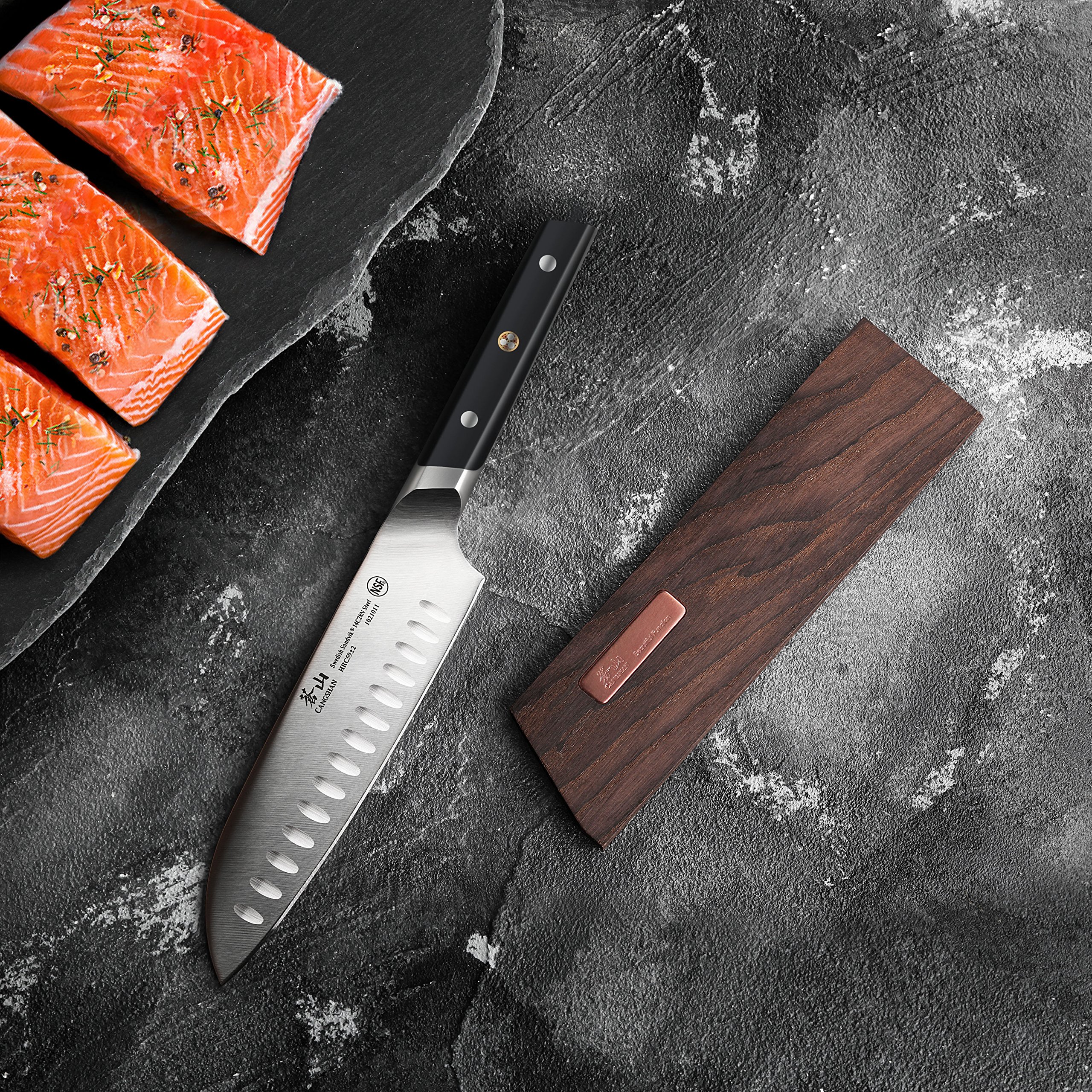 Amazon.com: Cangshan TC Series 1021028 Swedish 14C28N Steel Forged