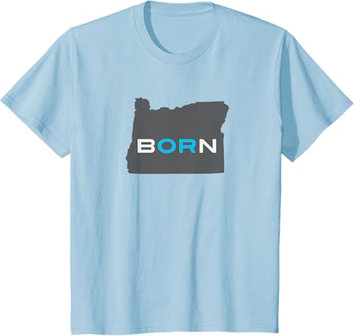 Miniatura 6 de Nacido en Oregon CamisaEstado Mapa Born Idea de regalo, hombre 2XL, Blanco