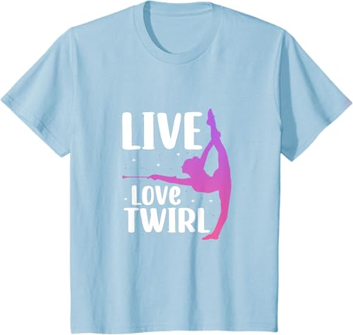 Miniatura 41 de Twirl Baton Twirling Twirler Majorettes T-Shirt Black,Navy Blue,Asphalt Grey,Baby Blue,Cranberry Red,Red,Kelly Green,Brown,Olive Green,Dark Heather