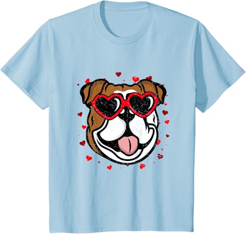 Miniatura 9 de Bulldog Valentine - Camiseta para amantes de las gafas de sol para perros Negro -