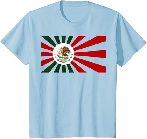 Miniatura 8 de Camiseta mexicana japonesa de la bandera japonesa de México Anime Manga Fan Mexicanos, Negro, S