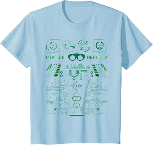 Miniatura 7 de Camiseta de realidad virtual VR Retro Gamers, Negro, S Negro,Azul Marino,Asfalto,Blanco,Azul Pastel,Arándano,Limón,Jaspeado Oscuro,Gris