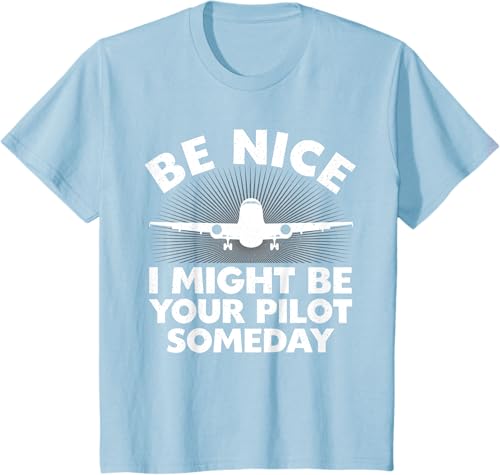 Miniatura 9 de Divertida camiseta de piloto de aviación para hombres y mujeres, Negro -