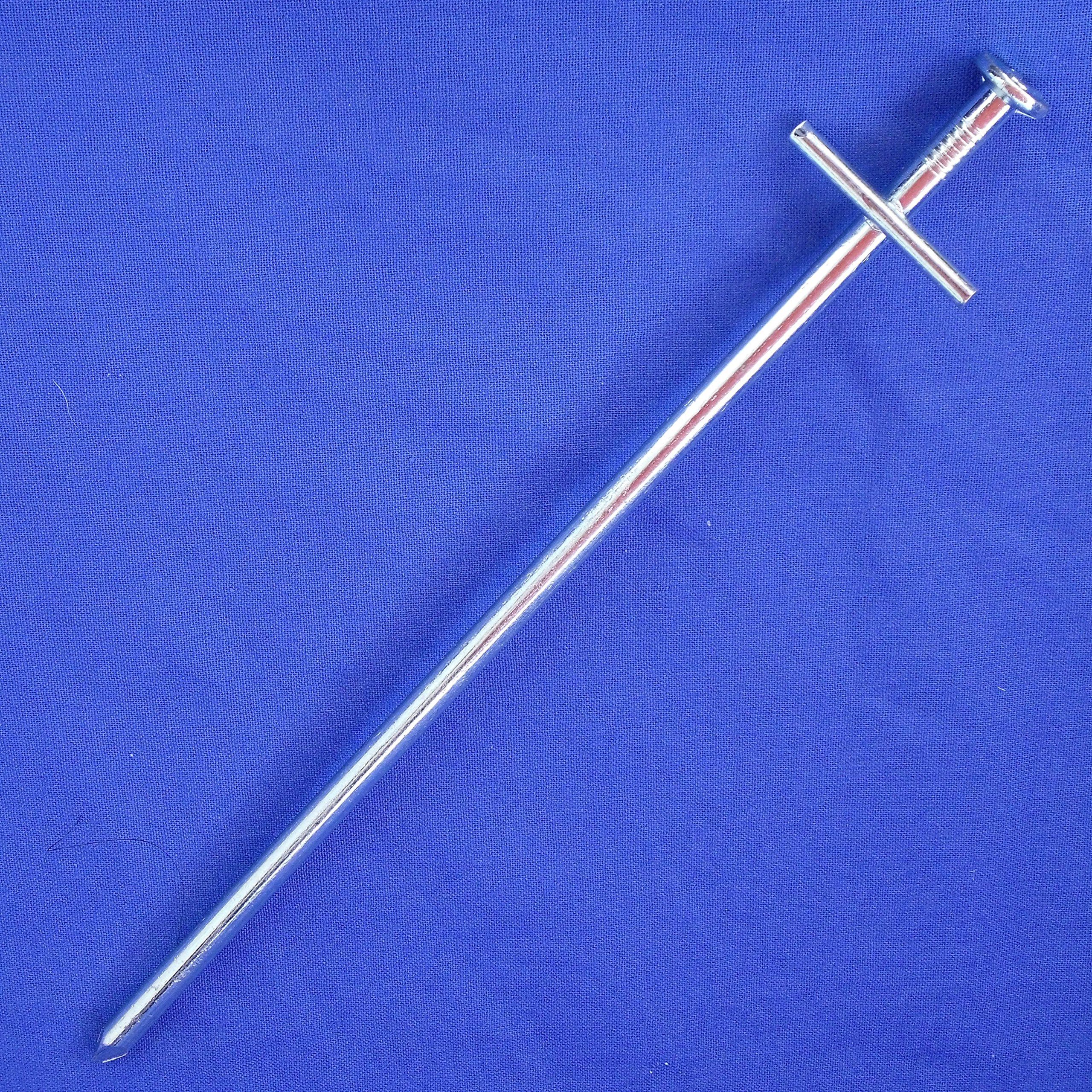 1-100 Zeltheringe Tarzan 23cm aus Stahl für Harte Böden, Felsbodenheringe Hering Erdnagel Zeltpflöcke Steinbodenhering Zeltnagel Erdanker Zeltanker Bodenanker