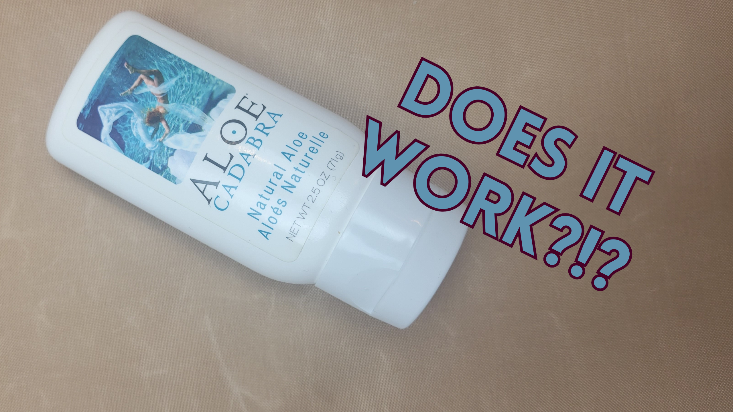Watch How does it feel? My thoughts on Aloe Cadabra on Amazon Live