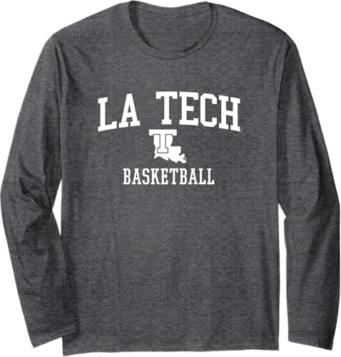Miniatura 3 de Louisiana Tech Bulldogs Basketball Long Sleeve T-Shirt