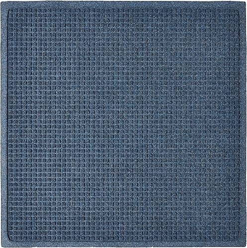 Miniatura 10 de Hudson Exchange tapete para piso de fibras polipropileno absorbente de agua para interior y exterior, 35 pulgadas de largo x 35 pulgadas de ancho x