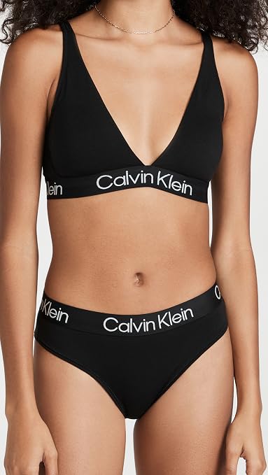 Amazon.com: Calvin Klein Ropa interior para mujer, estructura moderna,  algodón, pierna alta, tanga, bragas : Ropa, Zapatos y Joyería