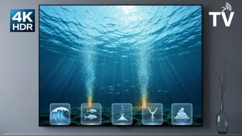 Tranquil Blue Noise Ambience 4K – Gentle Blues & Soft Sounds for Mindful Calm – vue 5