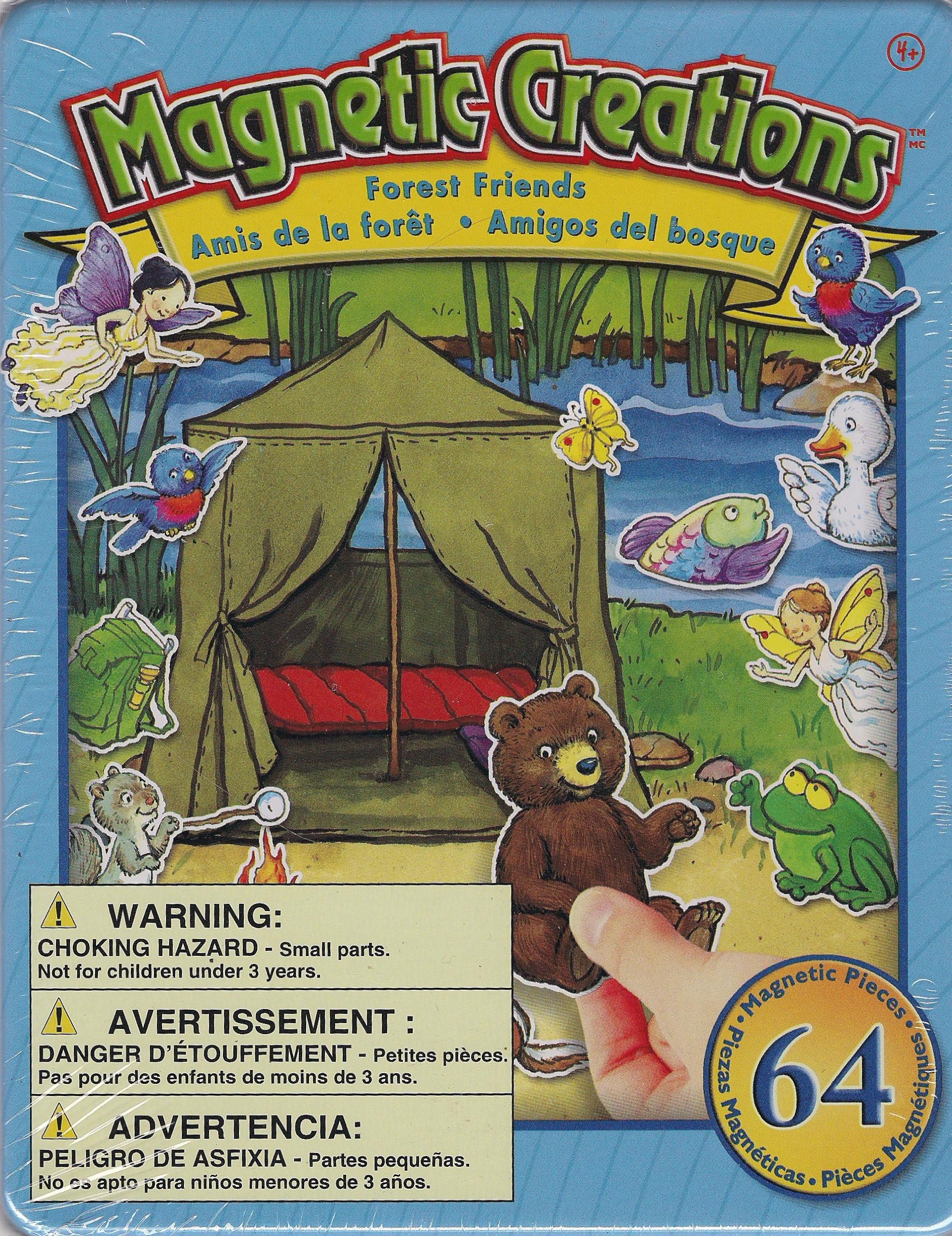 Magnetic Creations Forest Friends Playset 64 Pieces