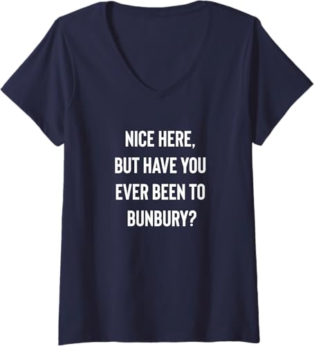 Miniatura 3 de Nice Here But Have You Ever Been To Bunbury V-Neck T-Shirt
