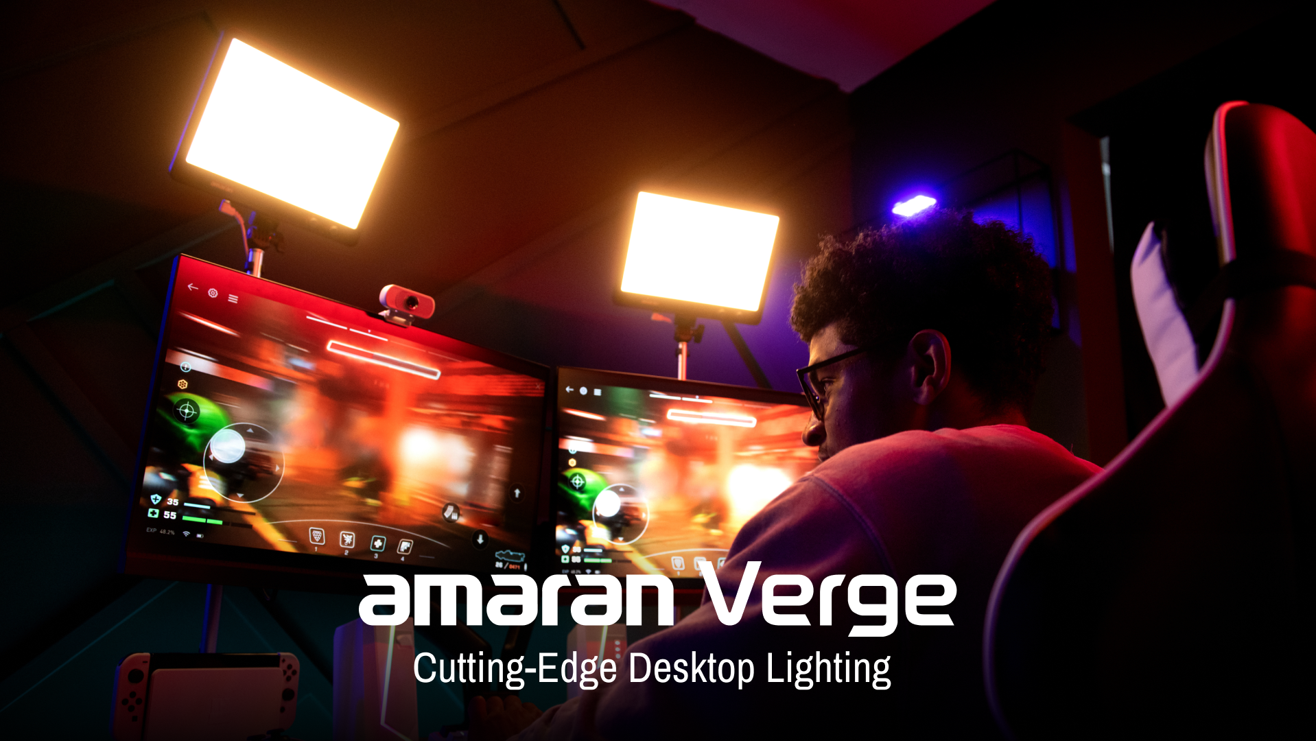 Amazon.com: amaran Verge Bi-Color Edge-lit Rectangular Panel,26W