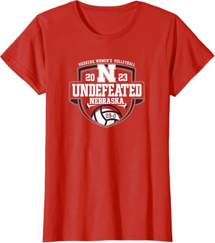 Miniatura 4 de Nebraska Cornhuskers Camiseta de voleibol Undefeated 2023 roja para mujer, Rojo -