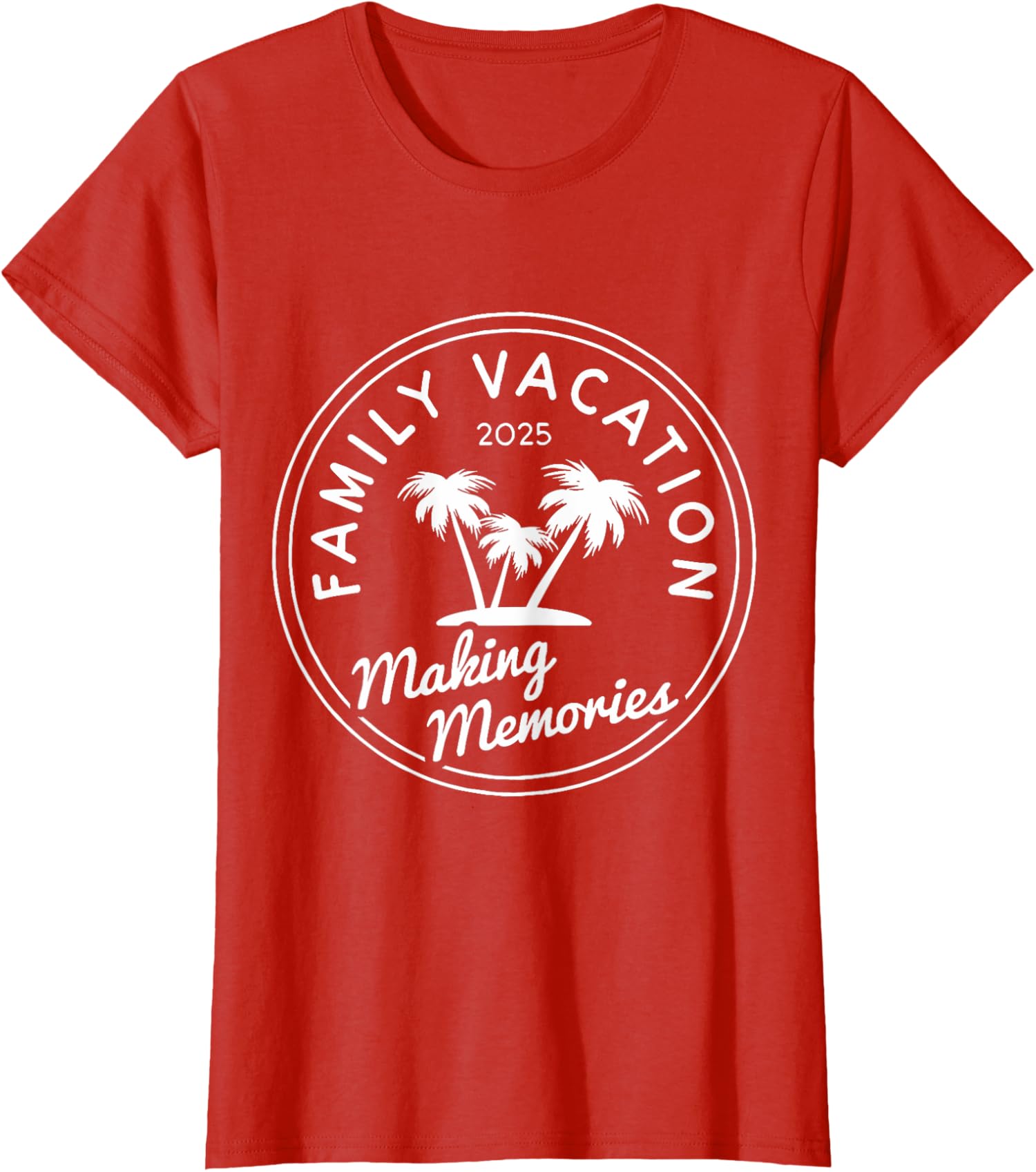 Family Vacation Making Memories Together Matching Ladies' Crewneck T-Shirt - Imagen 6 de 7