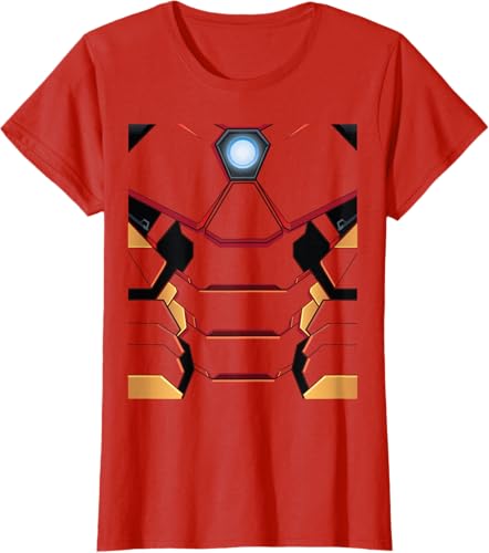 Miniatura 4 de Marvel Camiseta de disfraz de Iron Man Tony Stark Rojo