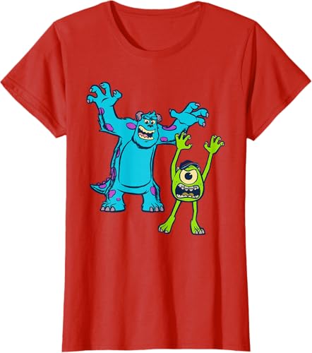 Miniatura 49 de Disney Pixar Monsters University Sulley and Mike T-Shirt Black,Navy Blue,Asphalt Grey,White,Baby Blue,Red,Kelly Green,Olive Green,Lemon
