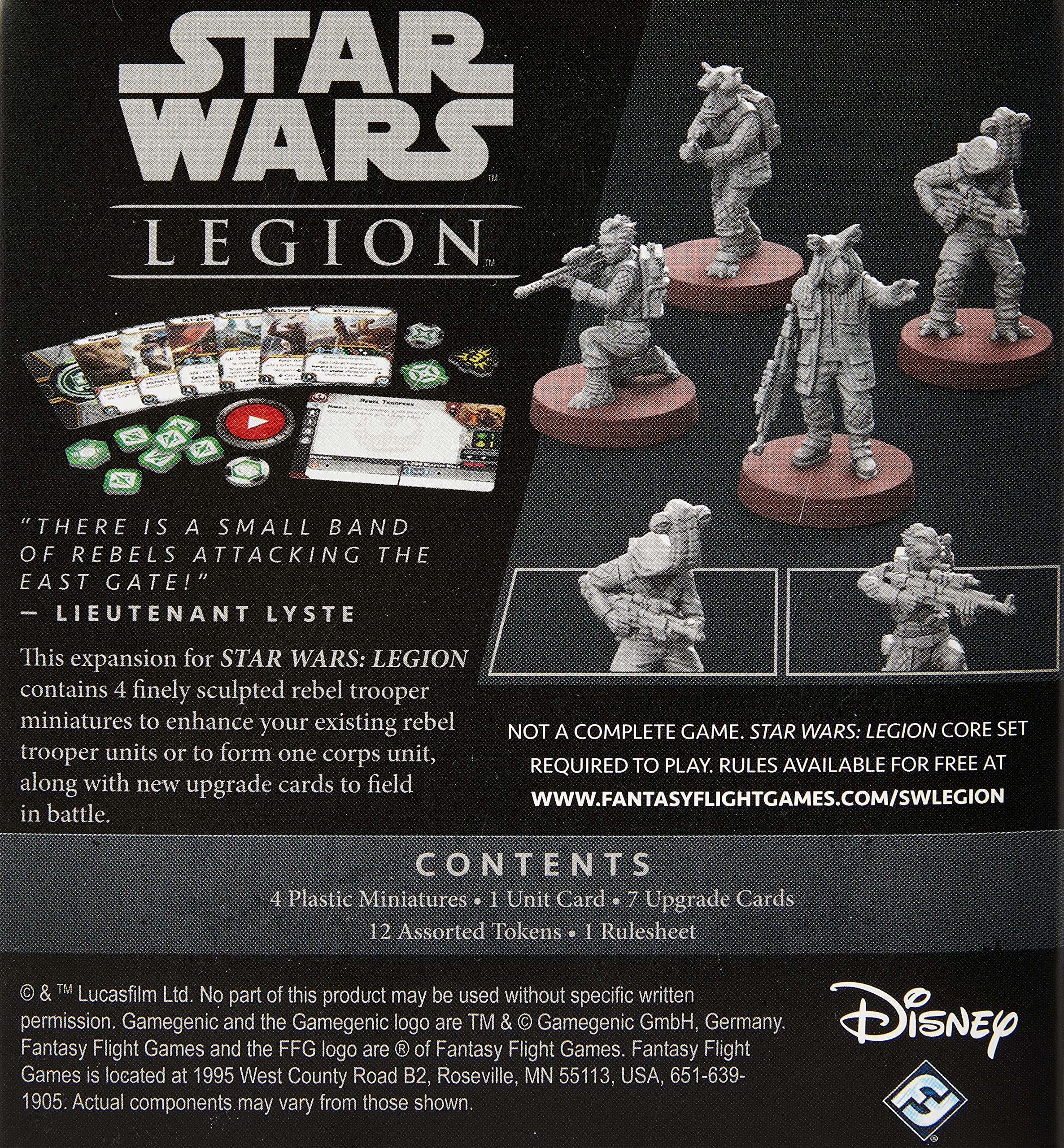 Amazon.com: Star Wars Legion Rebel Troopers Upgrade Expansion | Miniatures  Game | Strategy Game for Adults and Teens | Ages 14+ | 2 Players | Avg.  Playtime 3 Hours | Made by Atomic Mass Games : Everything Else