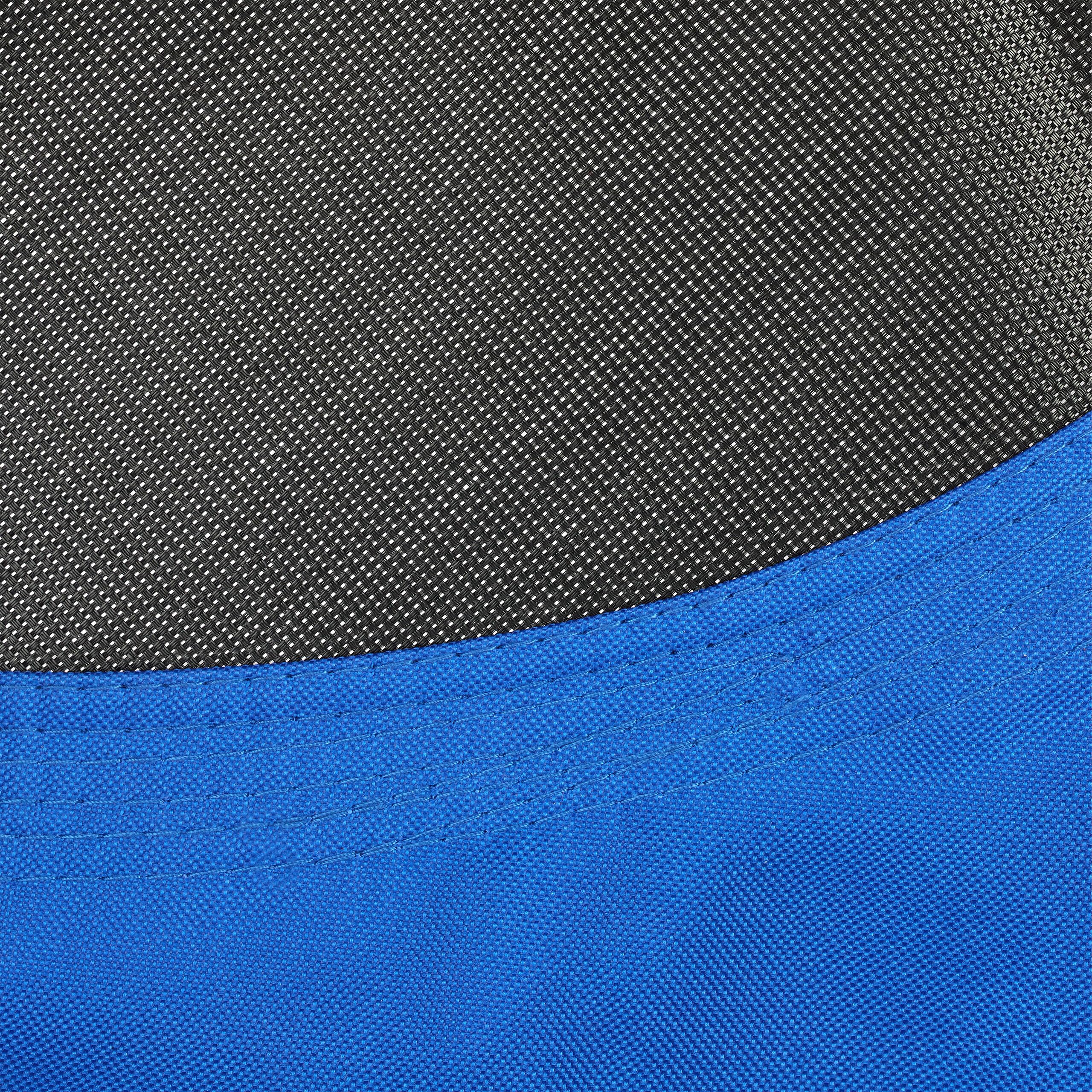 Relaxdays Columpio Jardín Nido de Altura Ajustable para Niños y Adultos, hasta 100 kg, Azul, ø 110 cm, Juventud Unisex