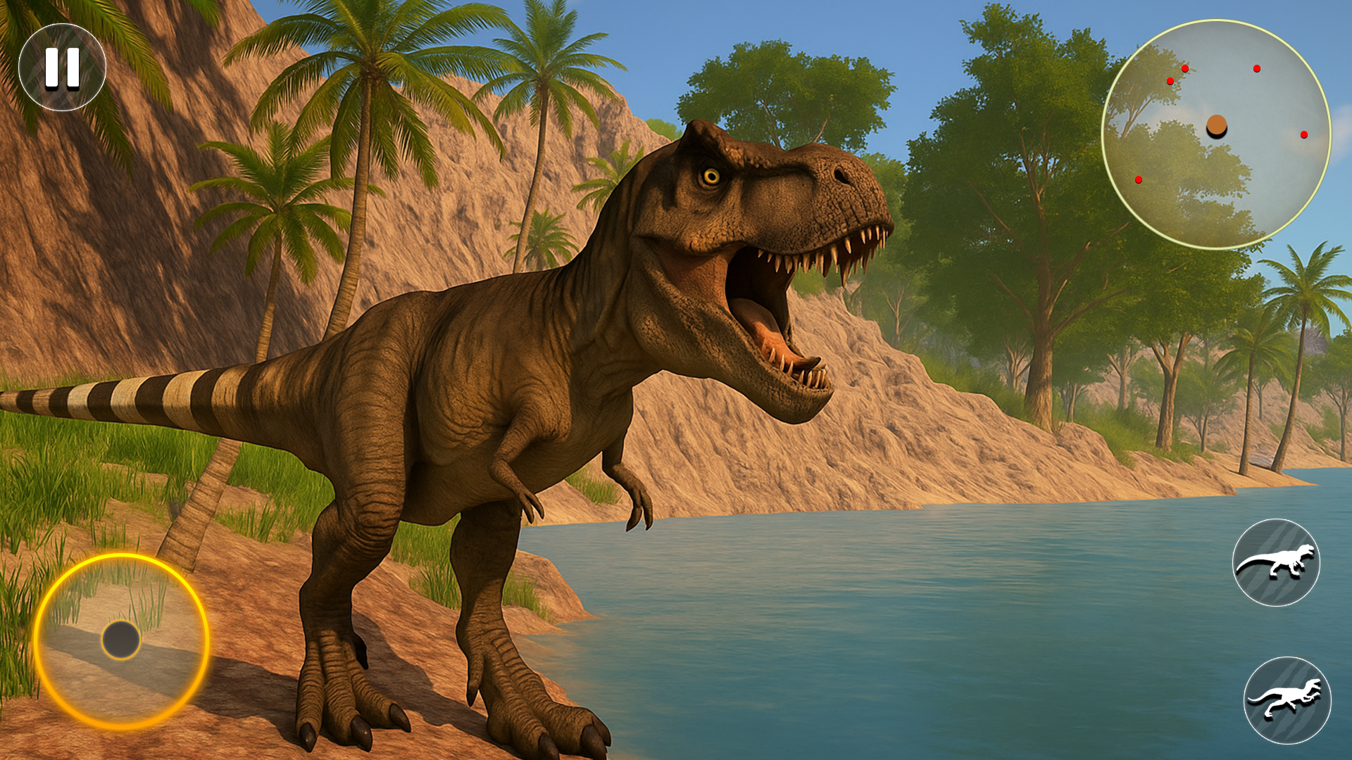 Jurassic dinosaur T-Rex Simulator | TRex Real Dinosaur Games | Juegos ...