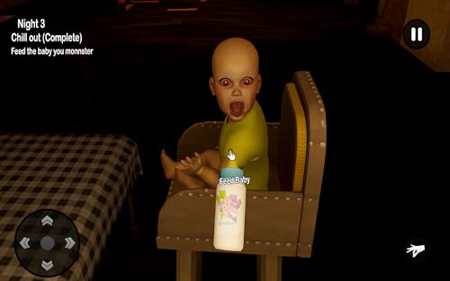 Assustador bebê escuro casa assombrada | Jogos de terror 3D