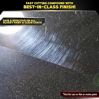 Meguiars Mirror Glaze Ultra-Cut Compound, Car Polishing Compound for Car Paint to Remove Light Defects and Restore Clarity; Use On Cars, Trucks & Suvs - 32 Fl Oz