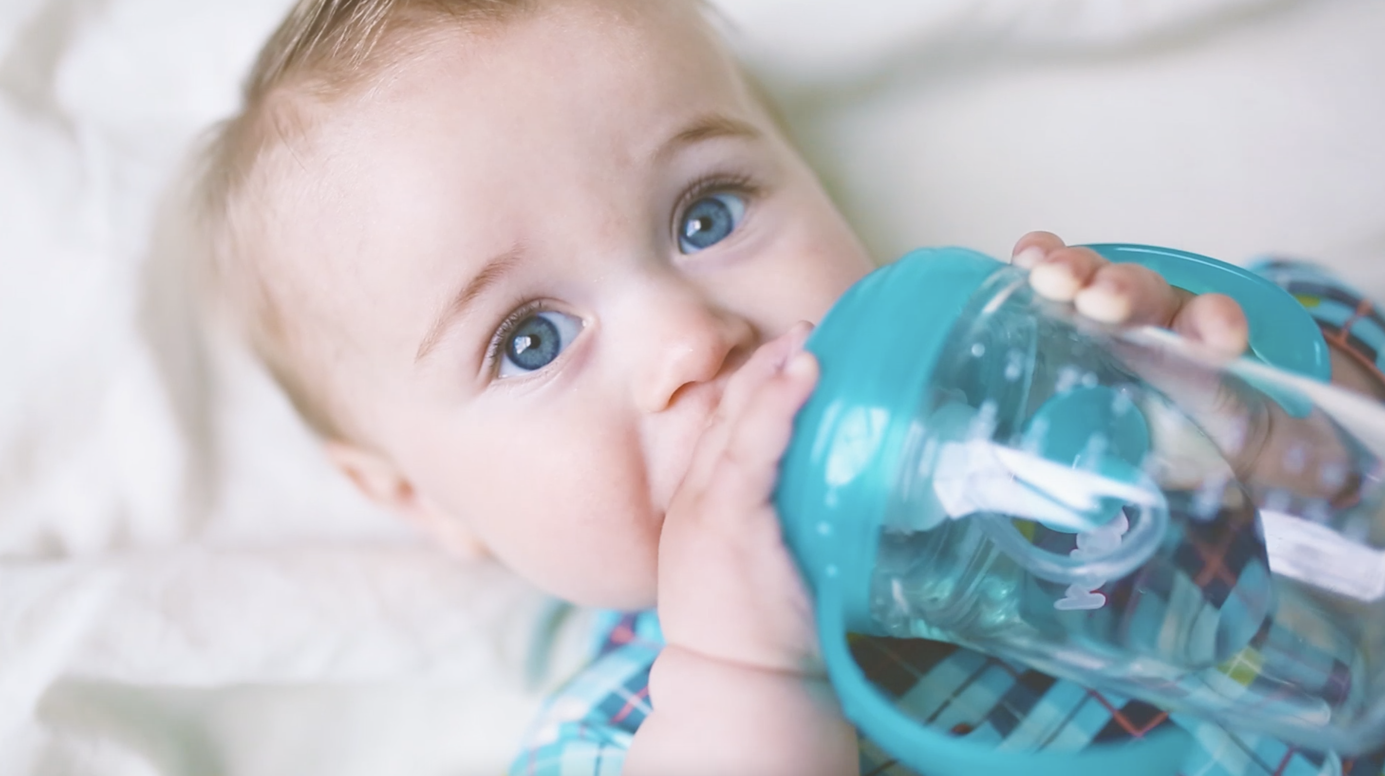 Amazon.com : Nuby No Spill 360 Weighted Straw Grip N' Sip Tritan