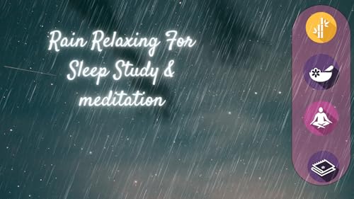 Relaxing Rain soa calma ☔ Screensaver for Sleep - sons de chuva sons chuva para dormir, estudar, rel
