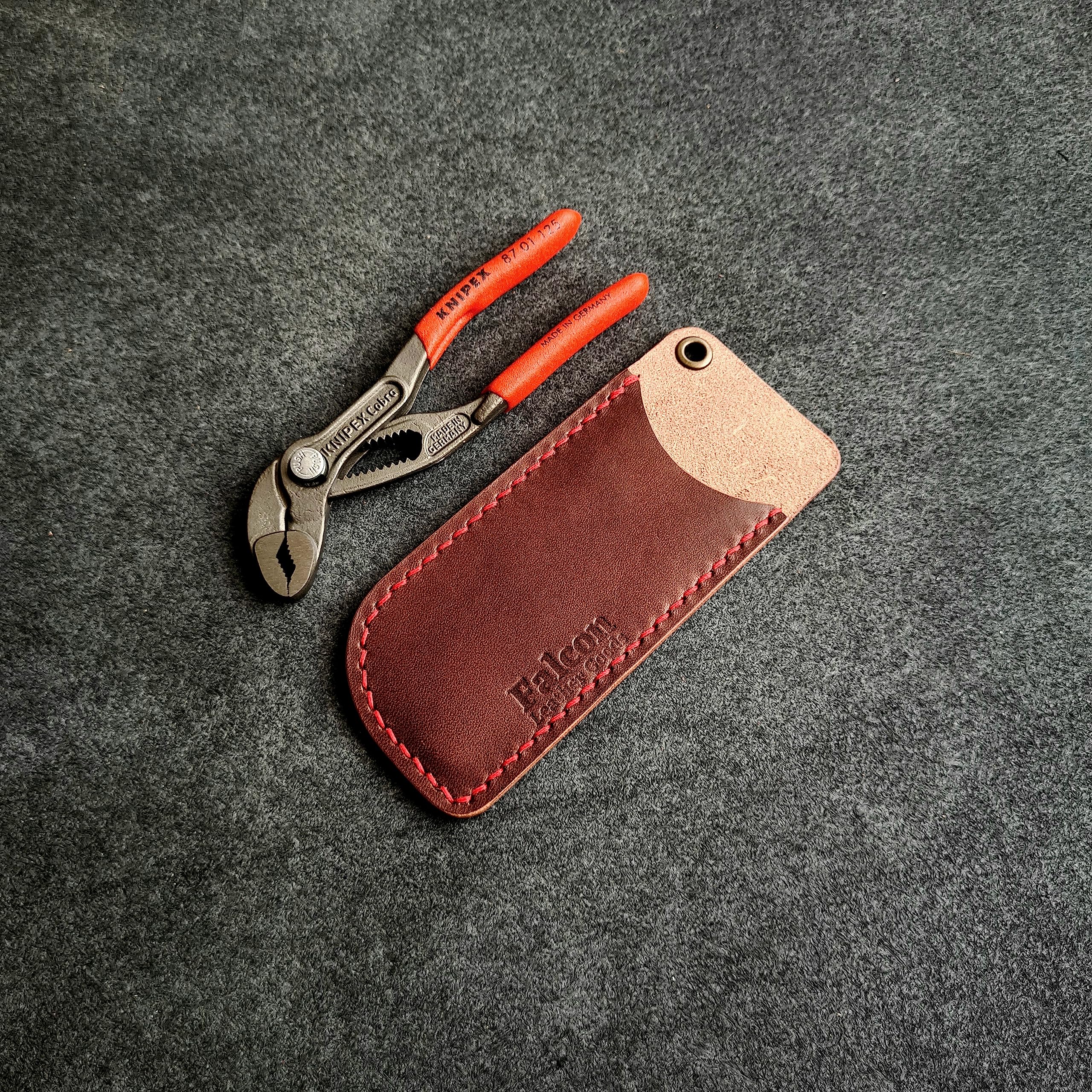 Amazon.com: Handmade Leather Sheath for Knipex Cobra 125 (Natural