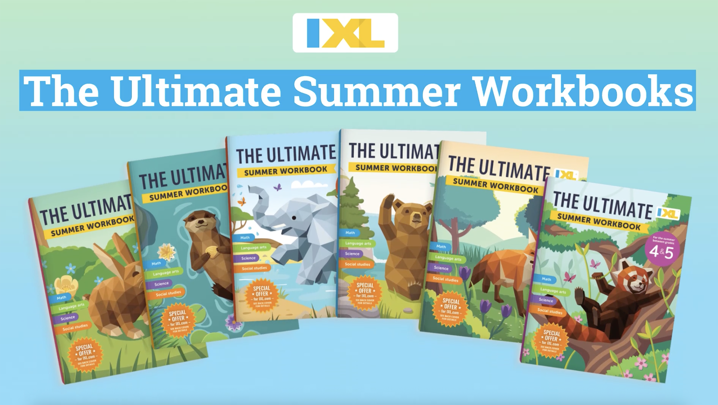 Amazon.com: IXL Ultimate Summer 4th to 5th Grade Workbook, Math