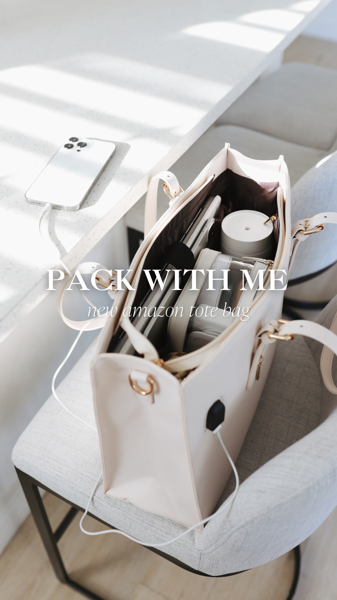 Watch Pack My New Amazon Tote With Me on Amazon Live