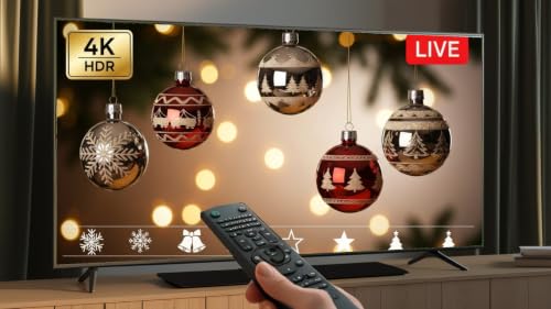 Christmas Ornaments 4K – Holiday Festive Ambience Fire TV – vue 6