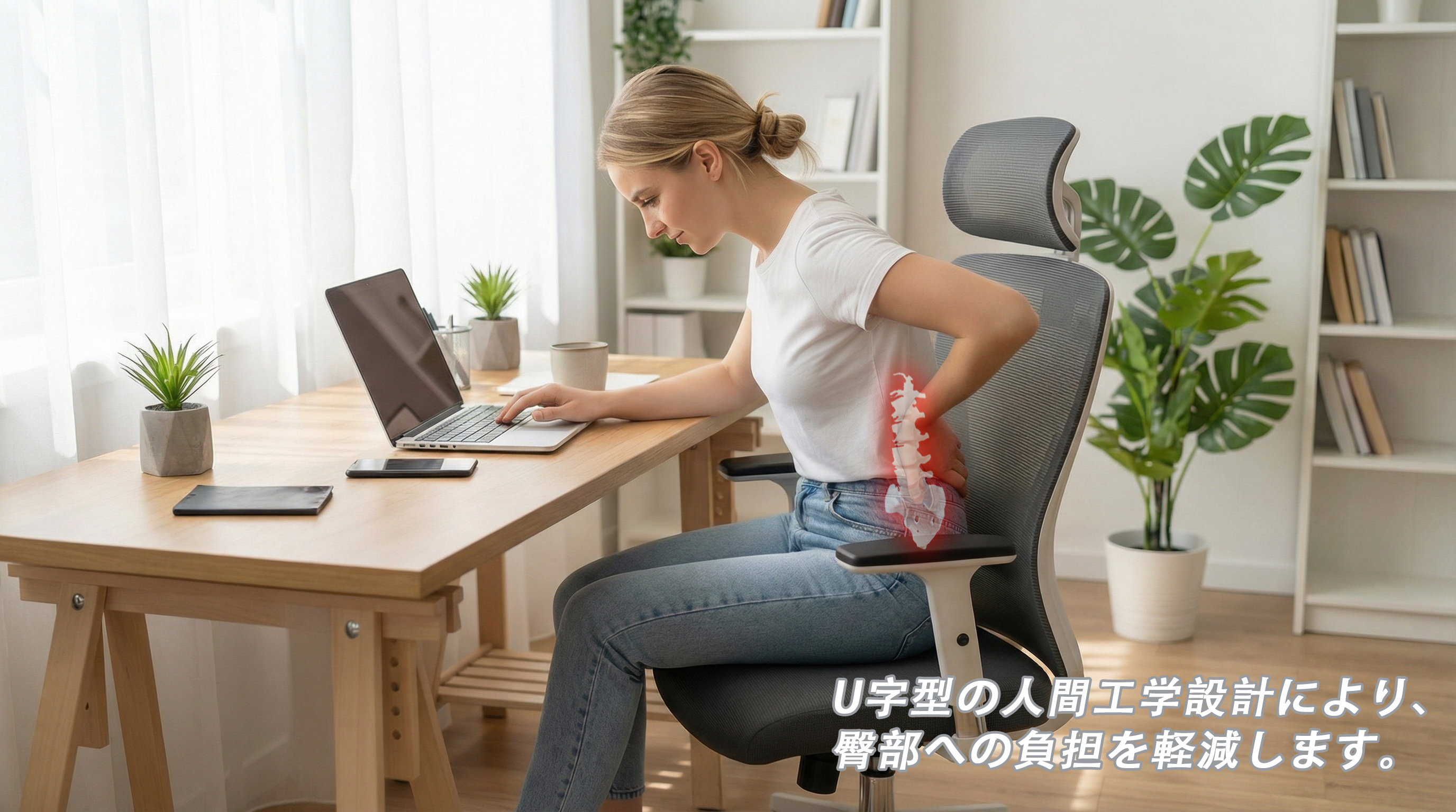 Amazon.co.jp: 椅子 クッション 人間工学 体圧分散 チェアパッド 低