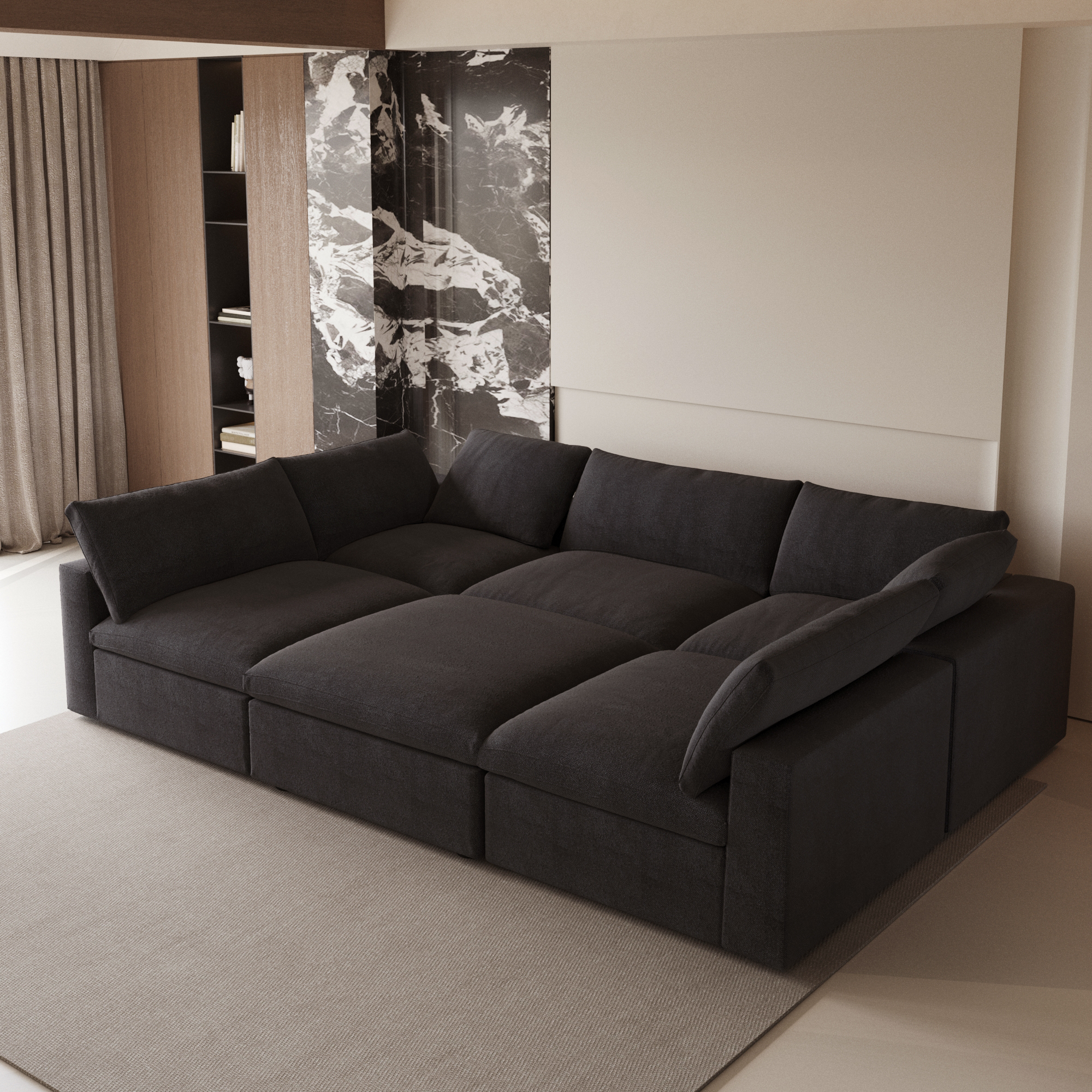 Amazon.com: Cloud Couch Modular Sectional Sofa with 2