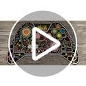 Gamepad Shaped Carpet Rug - Gamepad Shaped Area Rug for Boys Bedroom Gaming Themed Area Rugs Kids Boys Gaming Room Decor, 3x5 Feet
