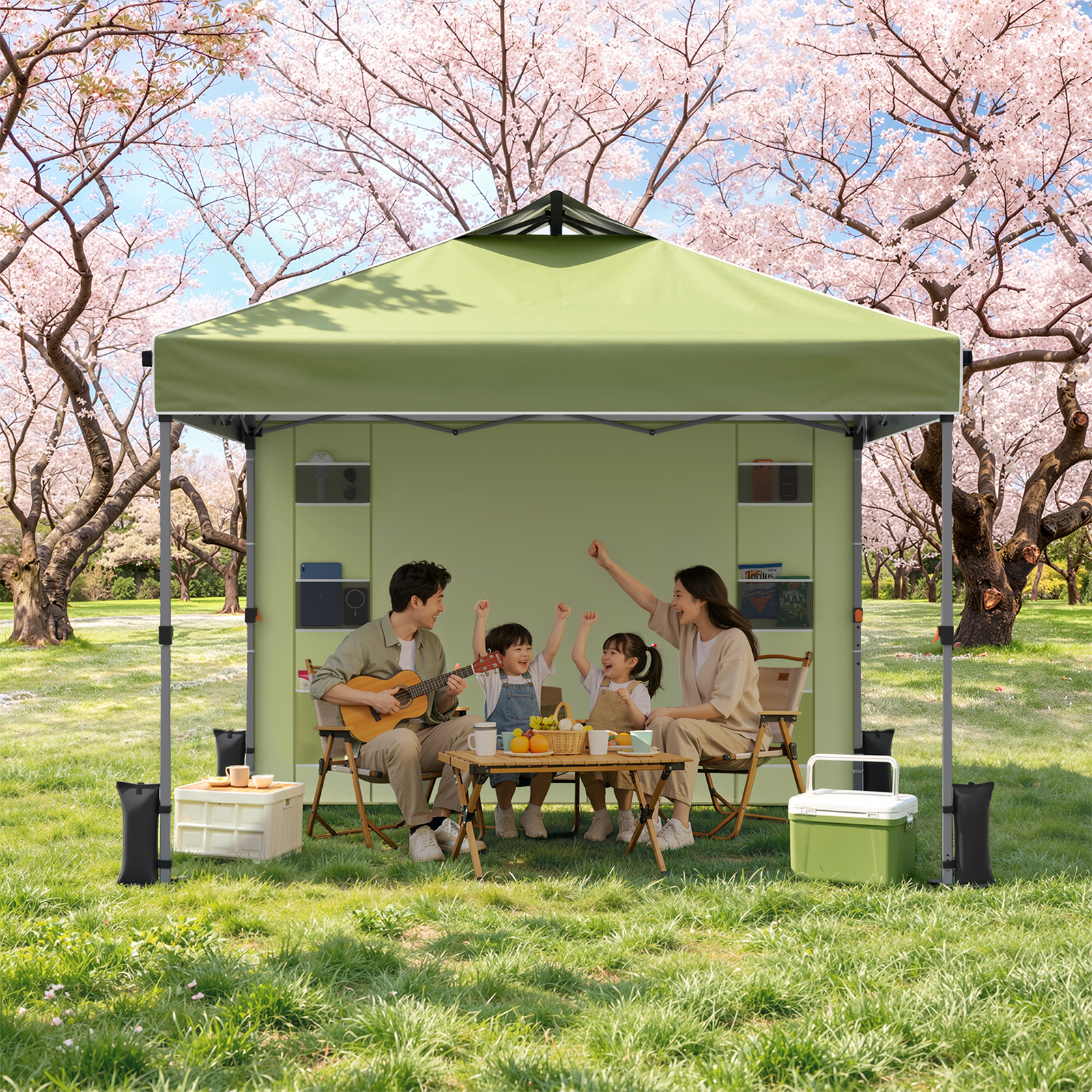 Amazon | Raynesys ワンタッチ タープテント【ポケット付くサイド
