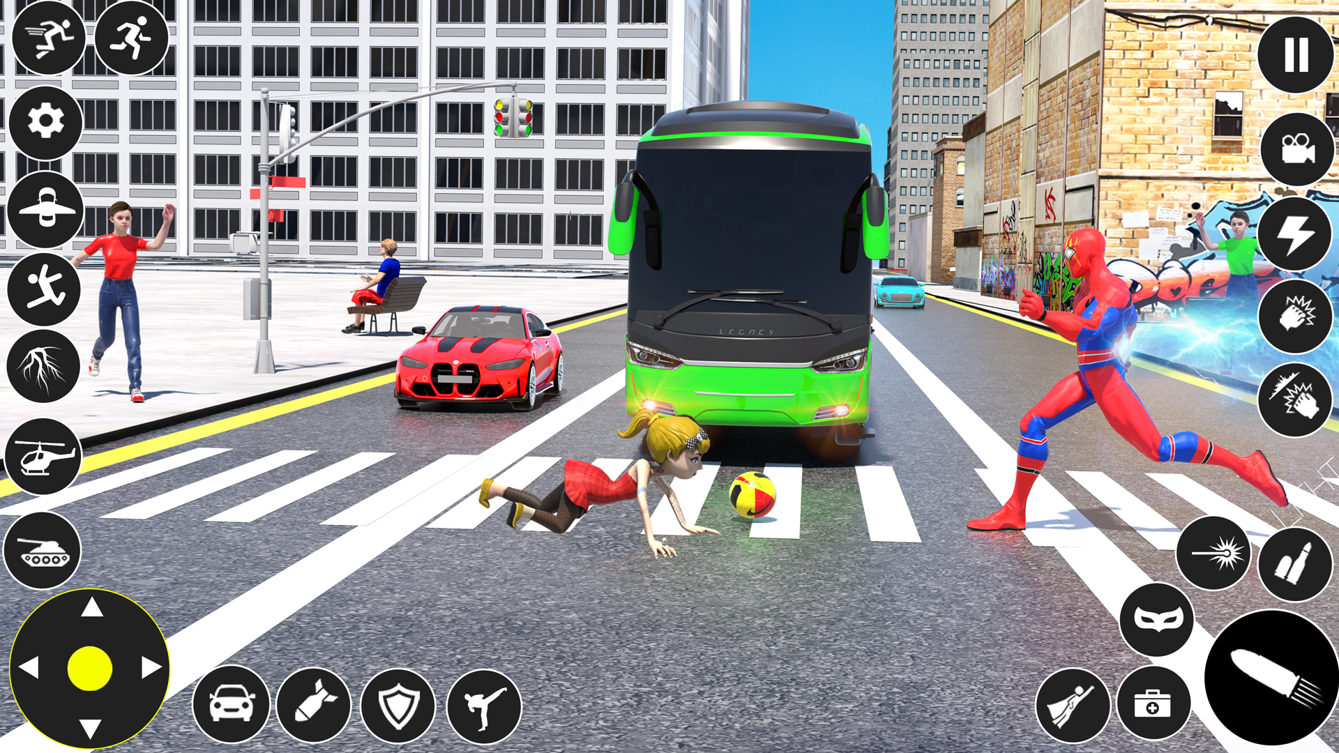Spider Hero Game City Battle, Spider Rope Hero: Spider Fighting Game ...