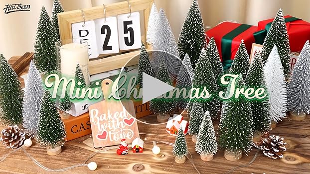 Amazon.com: 30Pcs Christmas Decorations Mini Christmas Trees