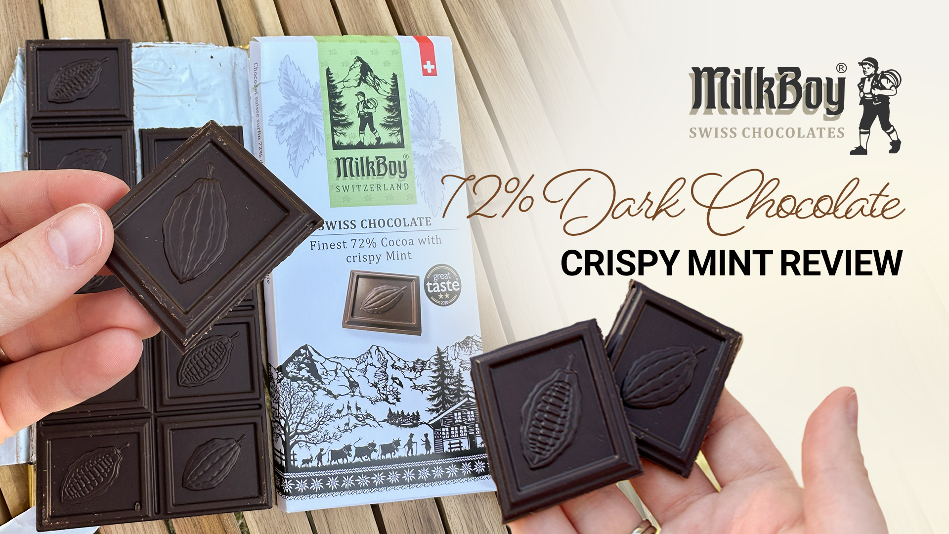 Amazon.com : MilkBoy Swiss Chocolates Dark Chocolate Bar Crispy