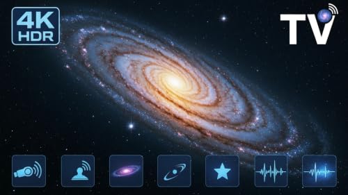 Immersive Cosmic Galaxy Cosmos 4K – Deep Space Visuals & Relaxing Sound – vue 5