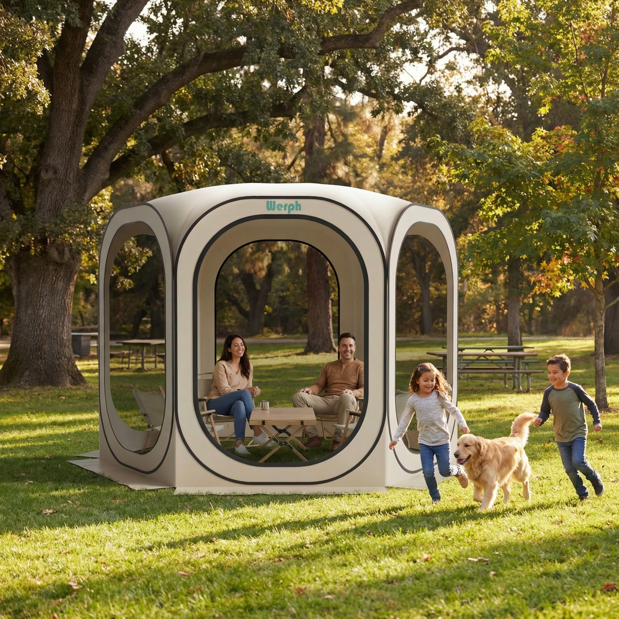 Amazon.com: Werph 10x10 Pop Up Screen Tent, Mosquito Net Gazebo