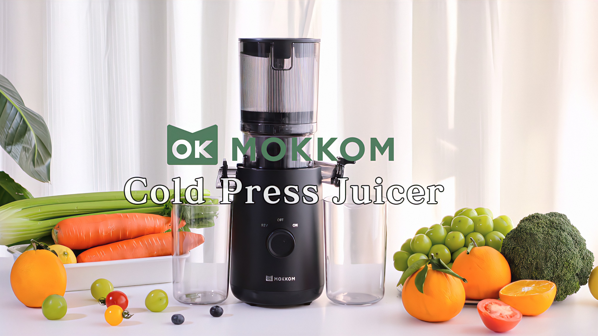 Amazon.com: MOKKOM Cold Press Juicer, Juicer Machines with Large
