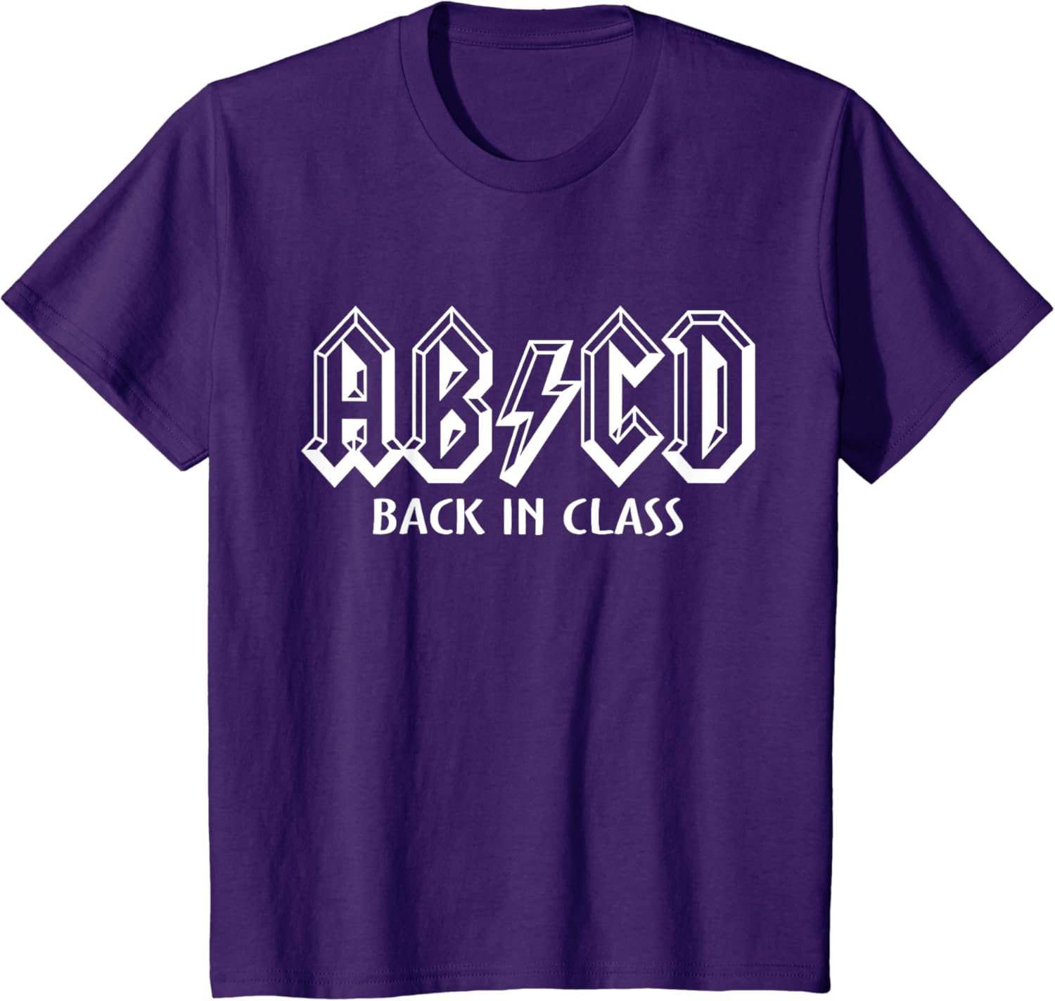 Funny Teacher ABCD Rocks Back To School Back In Class ABCD T-Shirt