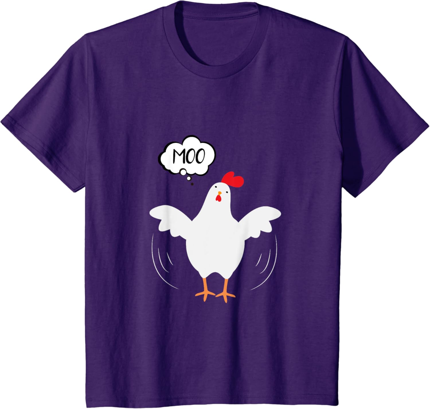 MOO Funny Cow/Chicken Tshirt – Funny Shirts For Men & Women T-Shirt