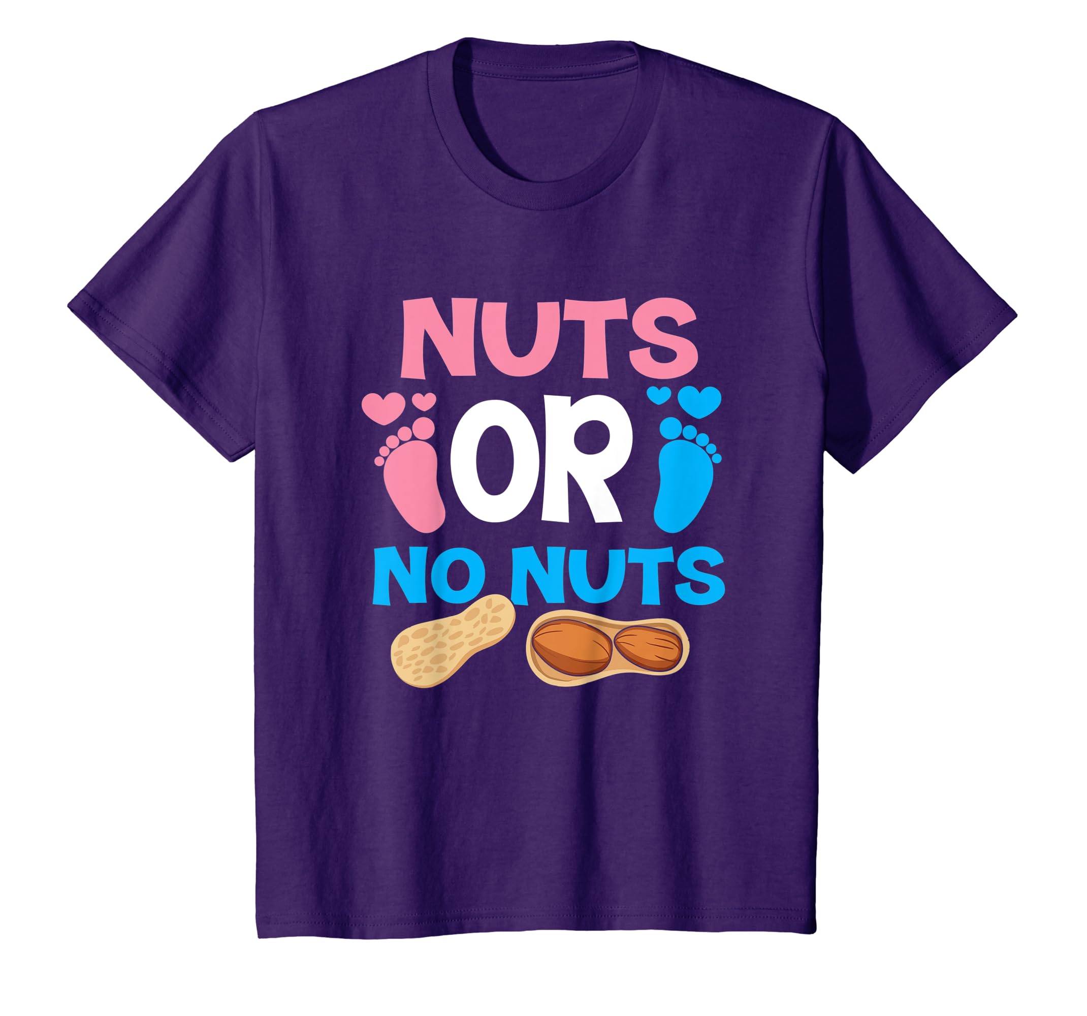 Amazon Com Nuts Or No Nuts Gender Reveal Baby Shower Mom Dad T