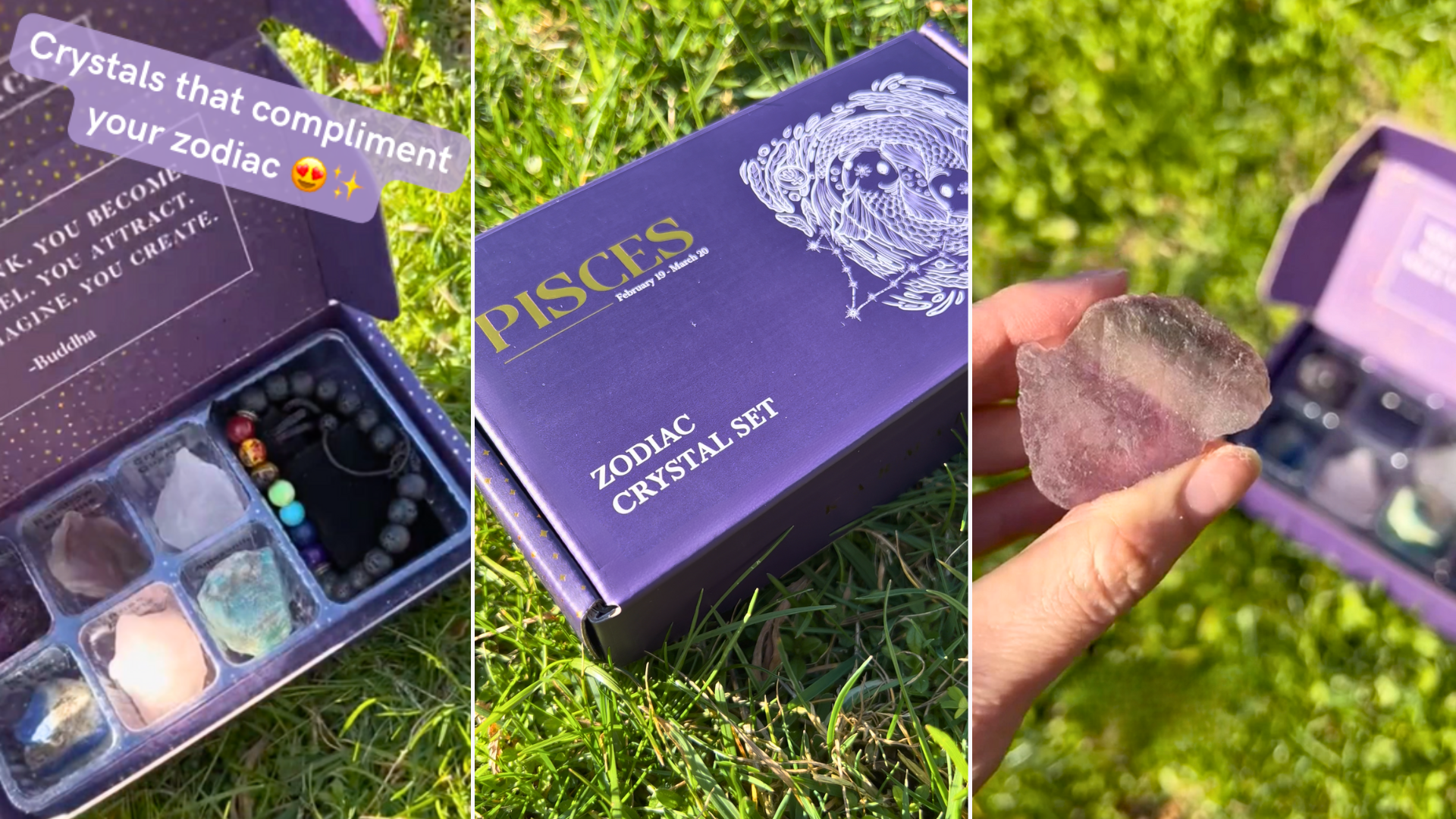 趣味・スポーツ・実用 LOVE IS IN THE EARTH PASSPORTTO CRYSTAL KARMABOX Virgo Gifts for Women - Virgo Crystal Healing Stone Gift