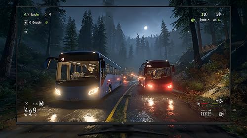 Bus Night Rain Simulator 3D: Real Bus Driving & City Bus Game – vue 3