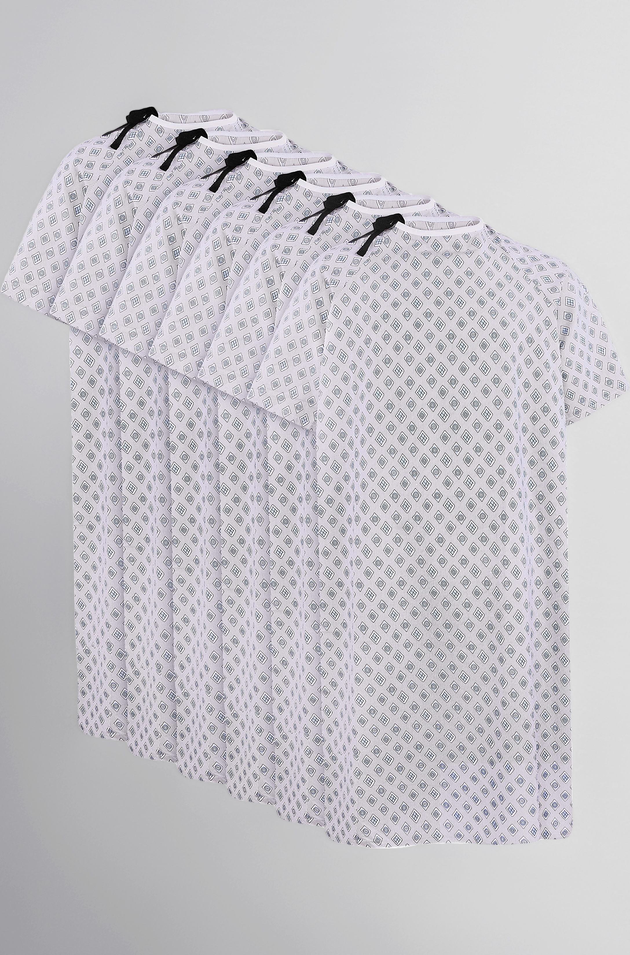 Utopia Care 6 Pack Cotton Blend Unisex Hospital Gown, Back Tie, 45" Long & 61" Wide, Patient Gowns Comfortably Fits Sizes up to 2XL