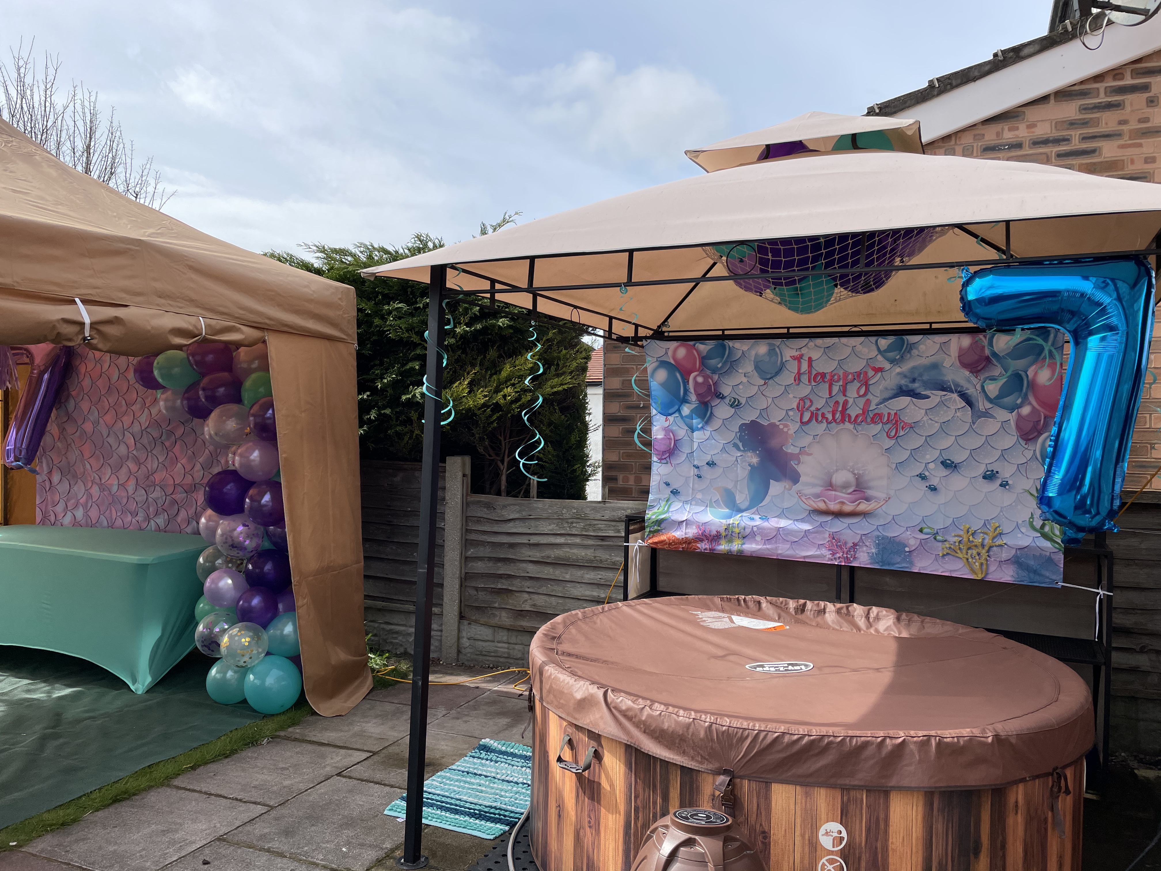 Frienda Mermaid Party Background Under the Sea Birthday Photography ...