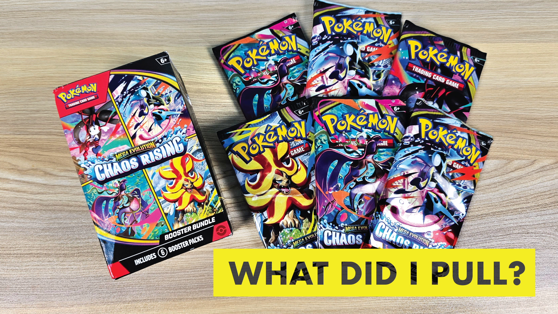Watch Pokemon Chaos Rising Booster Bundle Opening & Pulls on